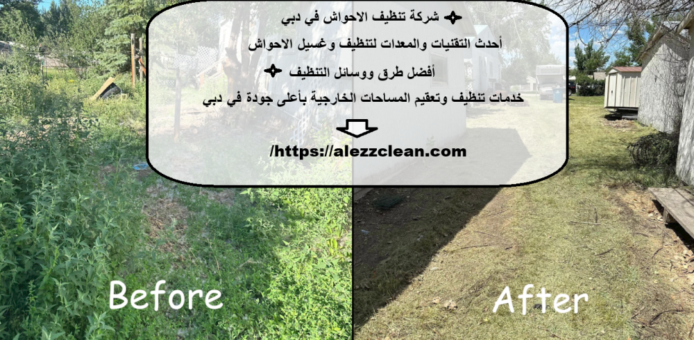 شركة تنظيف الاحواش في دبي