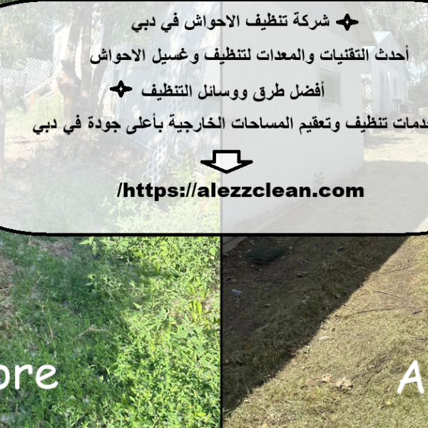 شركة تنظيف الاحواش في دبي