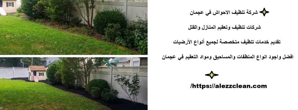 شركة تنظيف الاحواش في عجمان