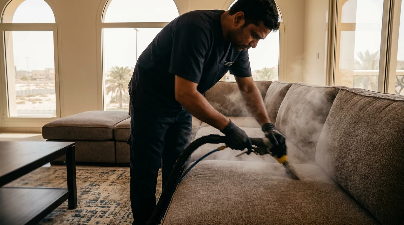 أفضل شركة تنظيف كنب في الشارقة: نظافة لامعة لبيتك — شركة السهم الذهبي